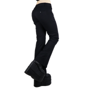 Pink Pinstripe Flares (XS)