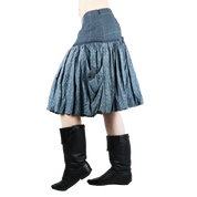 Y2K Euro Bubble Skirt (M)