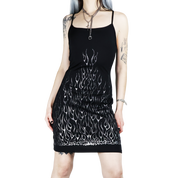 Silver Flame Mini Dress (XS/S)
