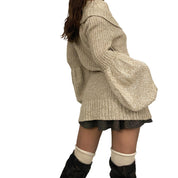 Beige Whimsy Knit (L)