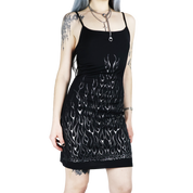 Silver Flame Mini Dress (XS/S)