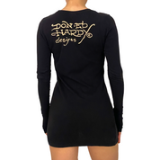 Ed Hardy Butterfly Skull Graphic Mini Dress or Top (XS)
