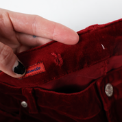 Y2K Red Low Rise Flares (M/L)