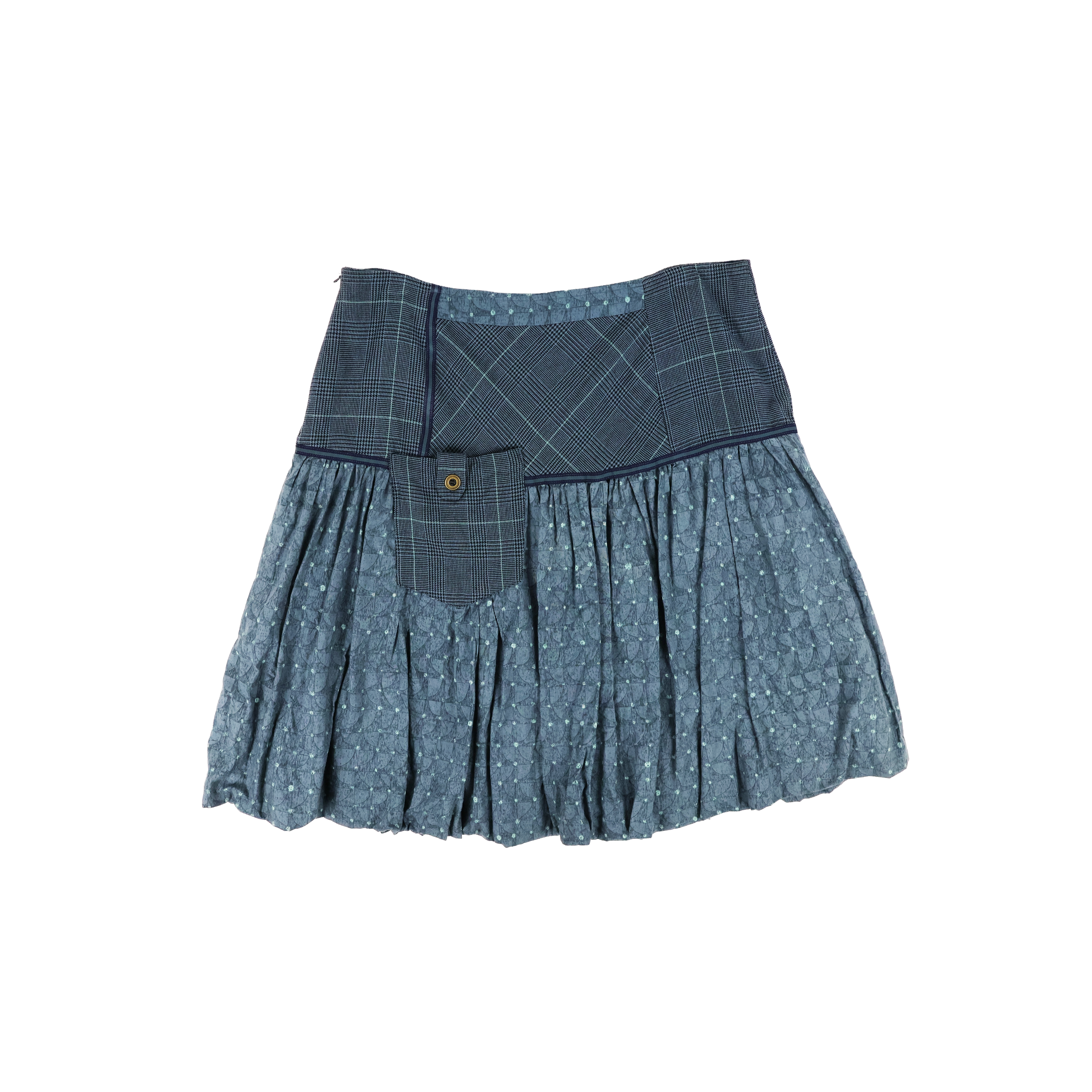 Y2K Euro Bubble Skirt (M)