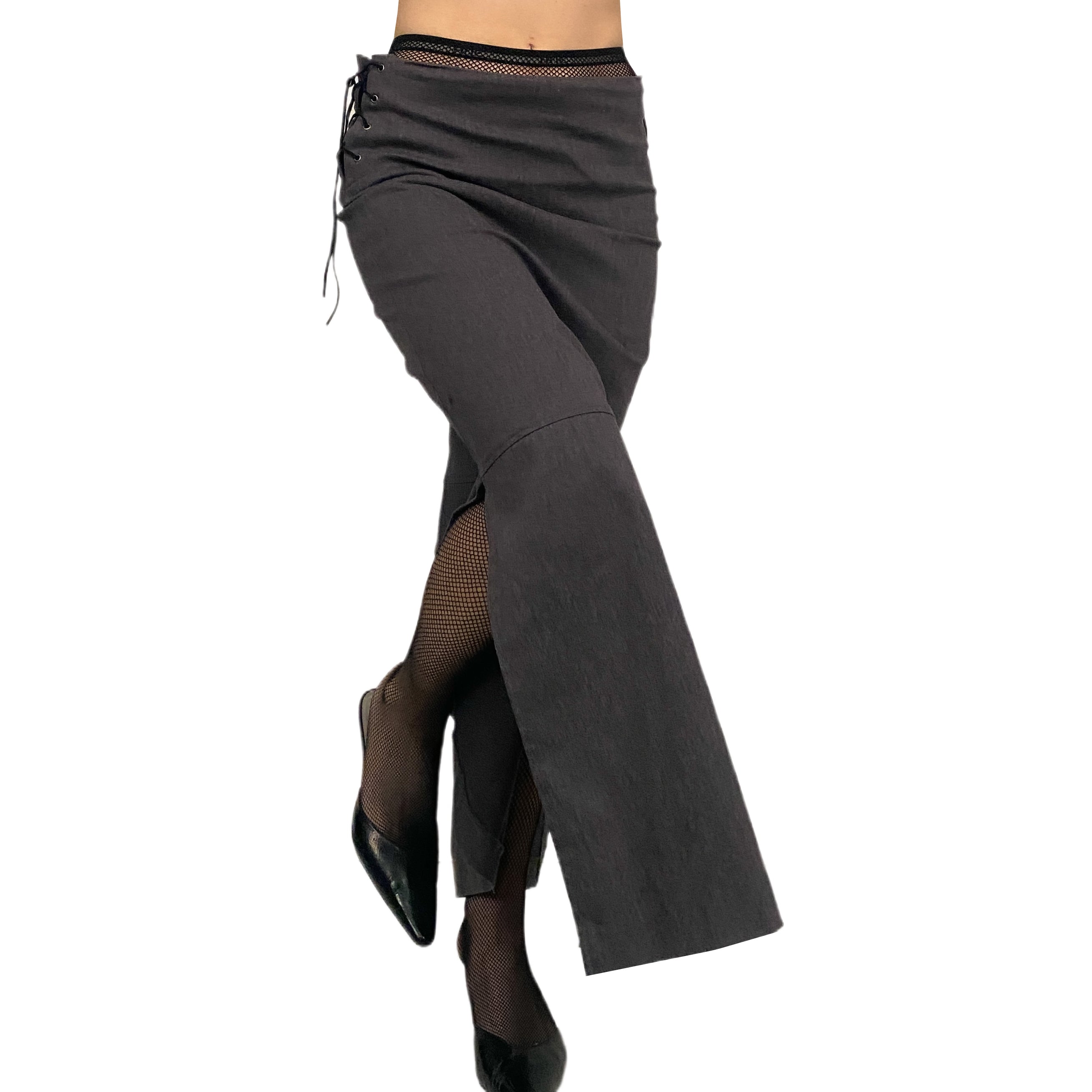Slitted Maxi Skirt (S)