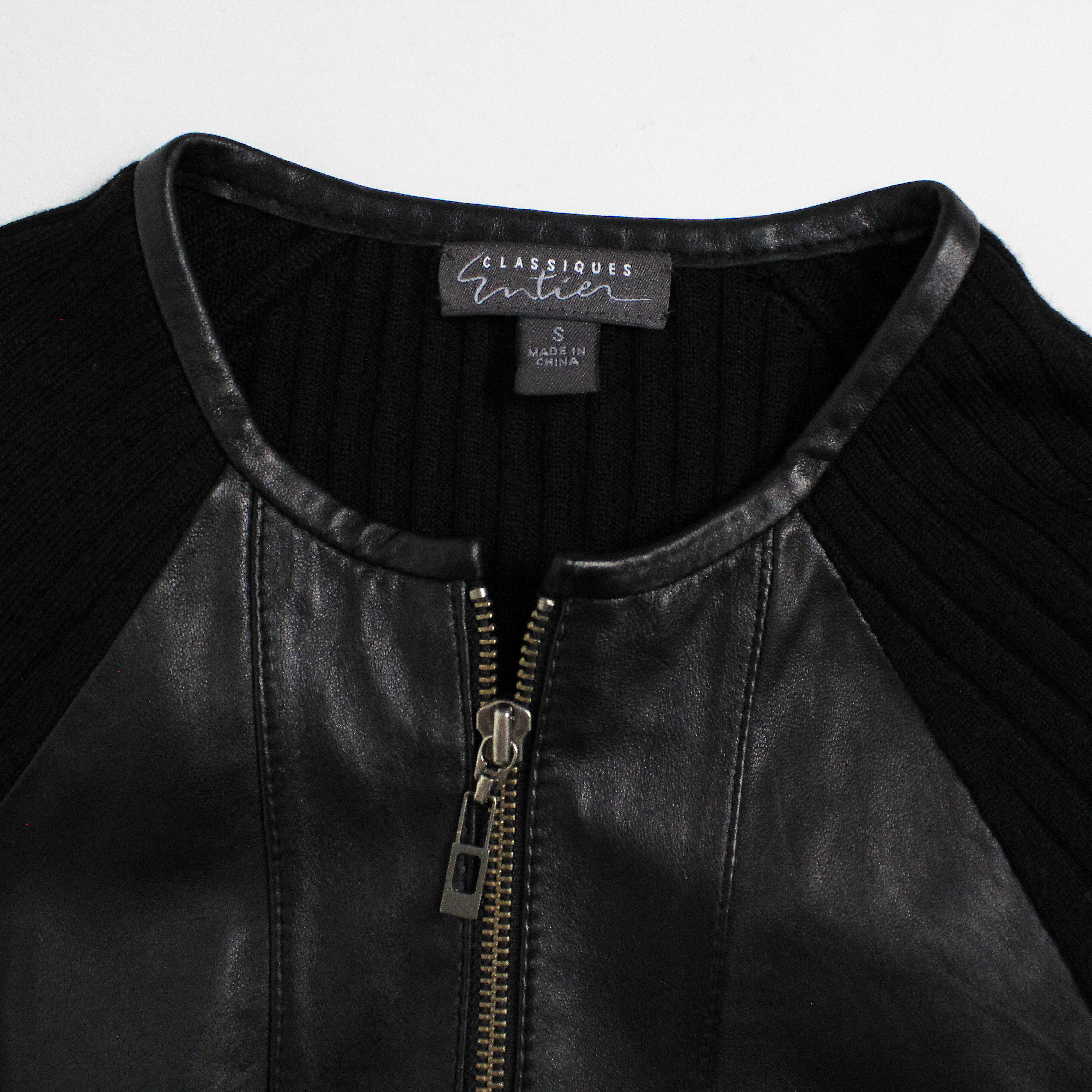 Leather / Merino Wool Jacket (S)