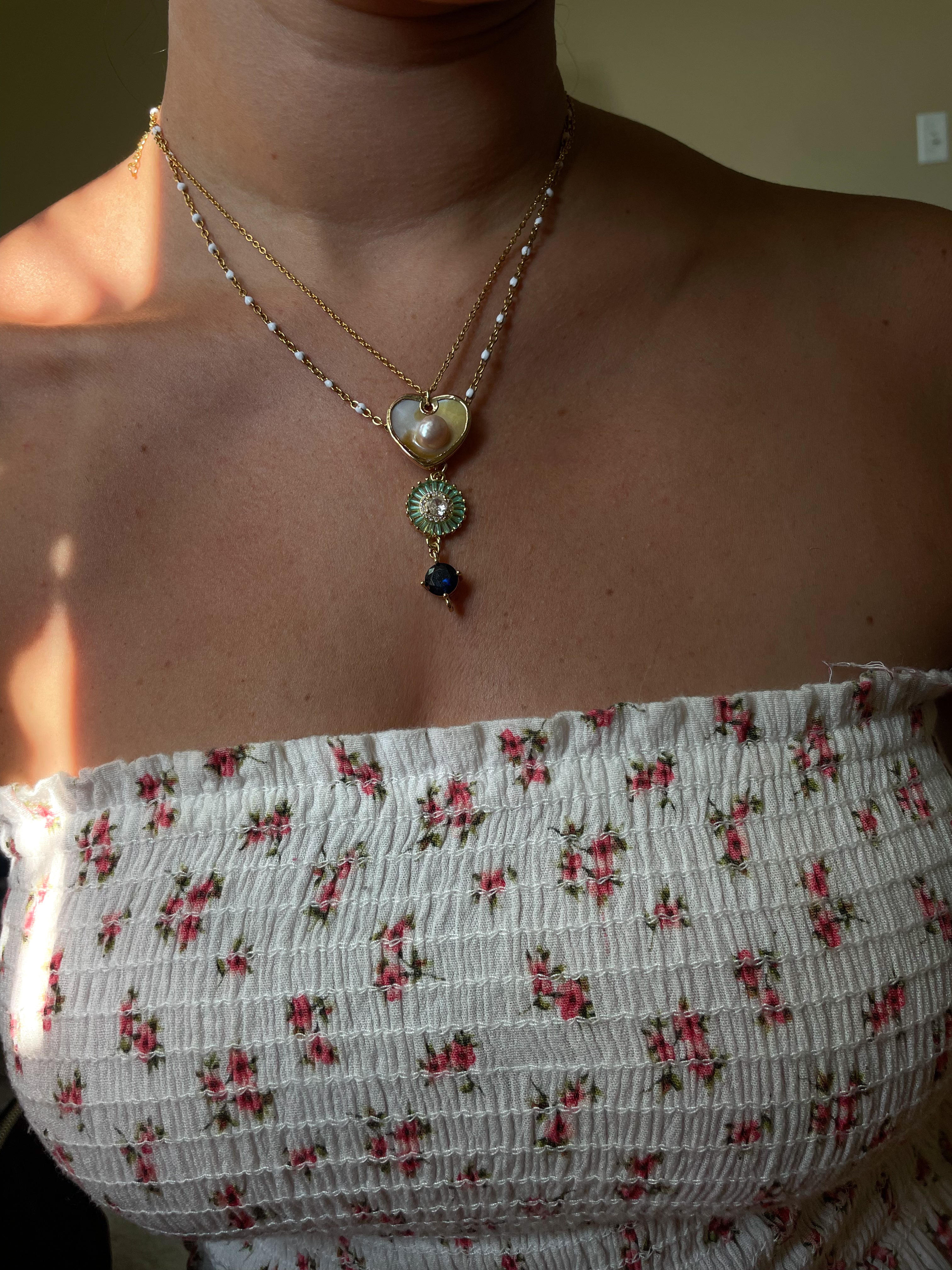 Sapphire Tropics Necklace