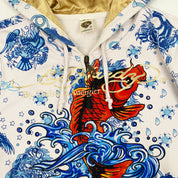 Ed Hardy Koi Fish Mermaid Tattoo Zip-Up Hoodie (S)