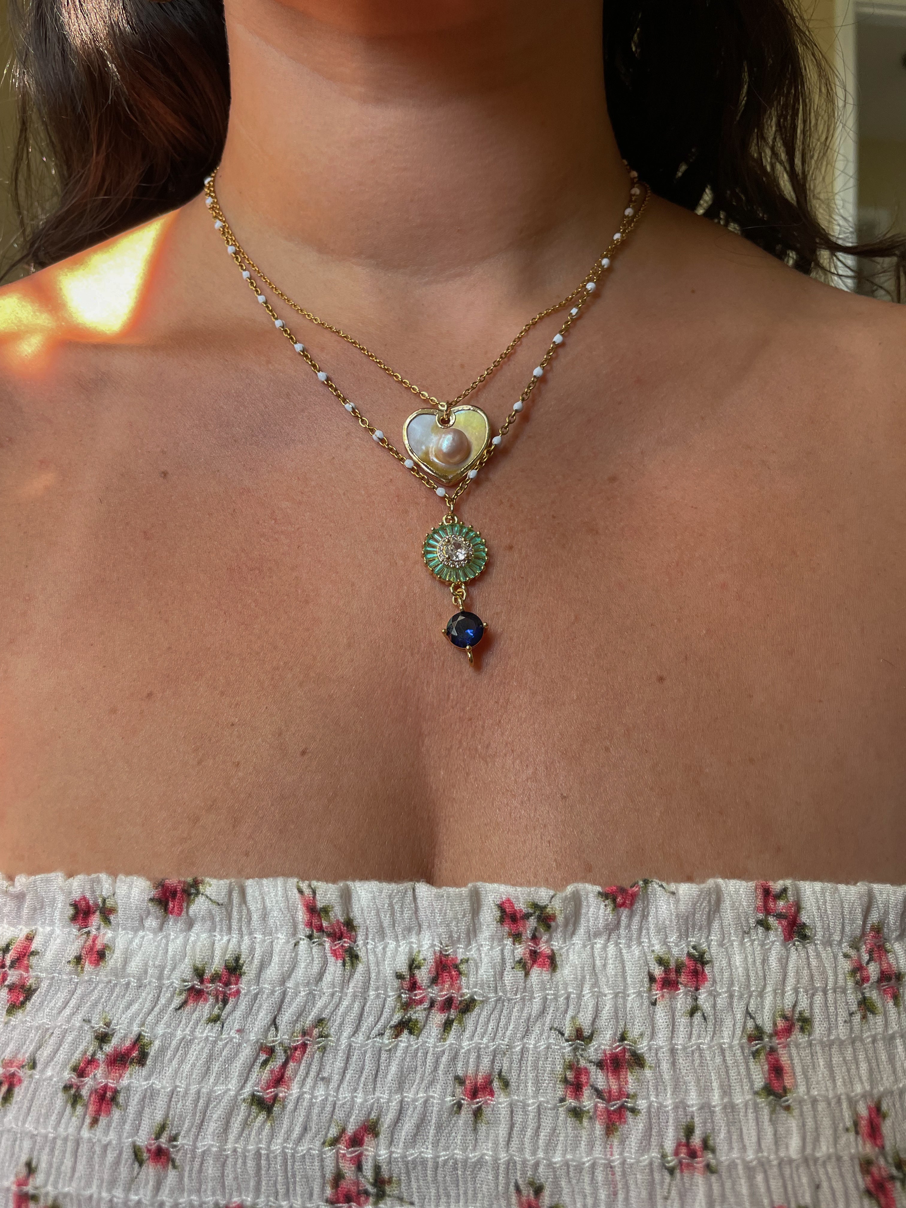 Sapphire Tropics Necklace