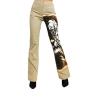 90s Khaki Tiger Pants (S)