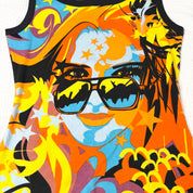 Deadstock Hayes Graphic Euro Mini Dress (M-L)