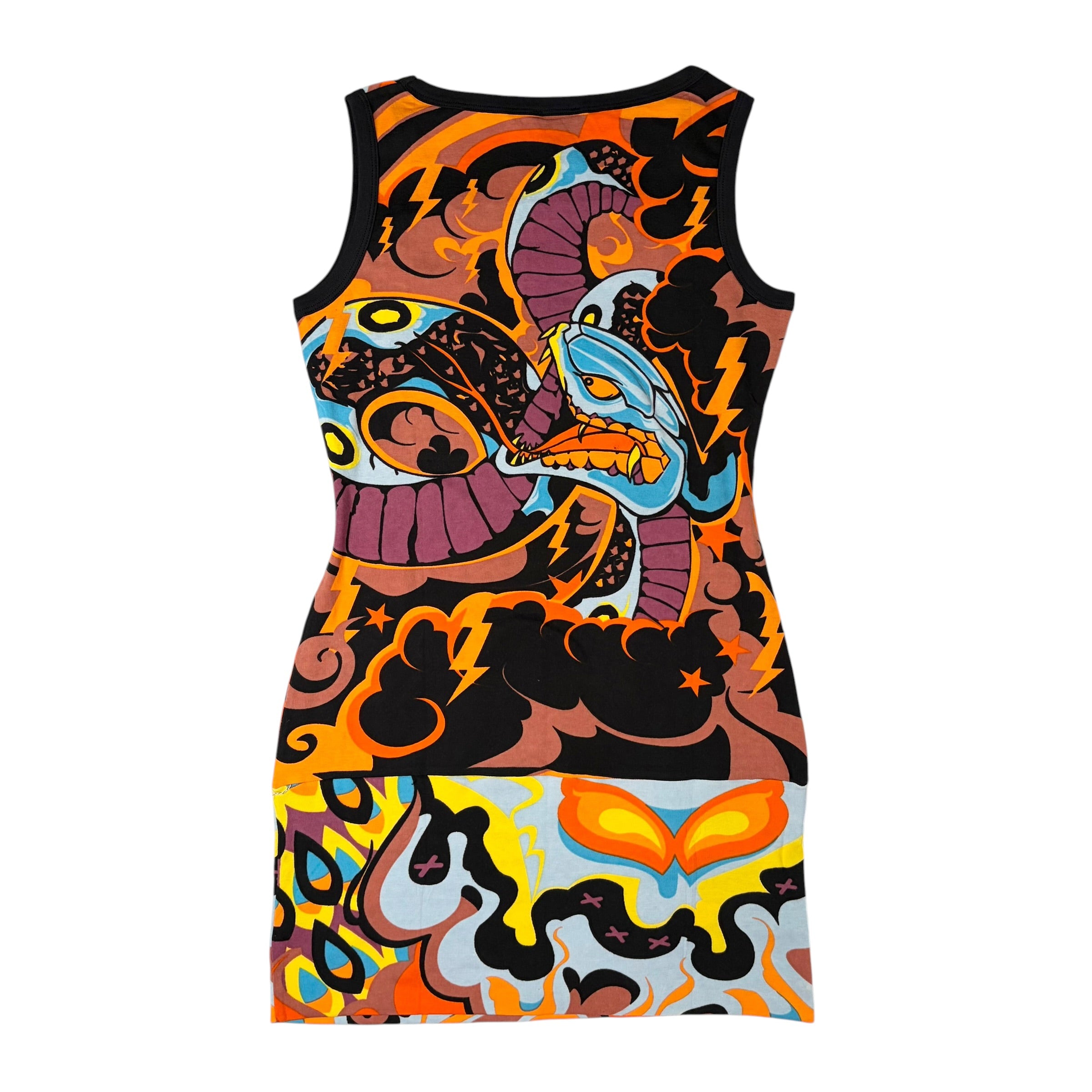 Deadstock Hayes Graphic Euro Mini Dress (M-L)