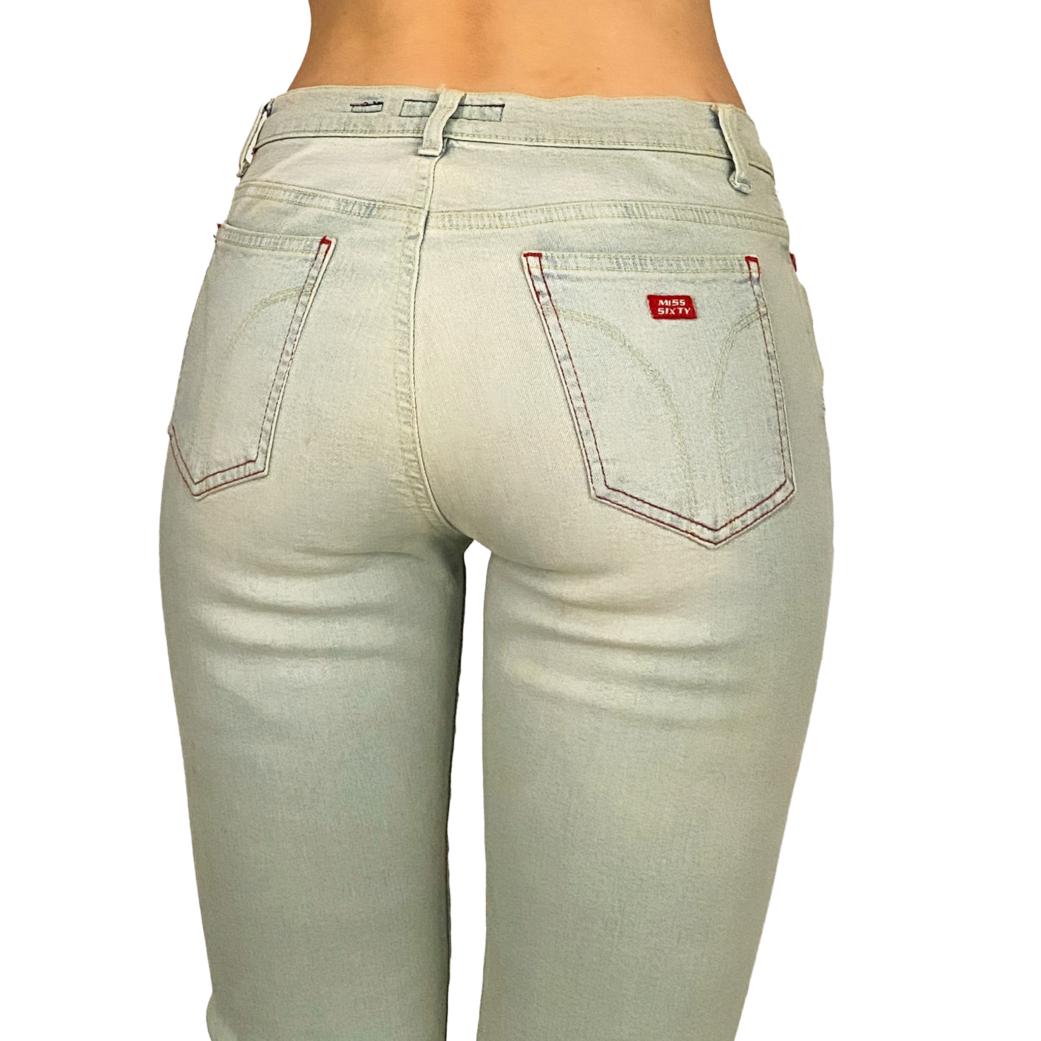 Miss Sixty 2000s Low Rise Tommy Flare Jeans (S)