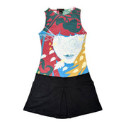 Deadstock Hayes Graphic Euro Mini Dress (S-M)