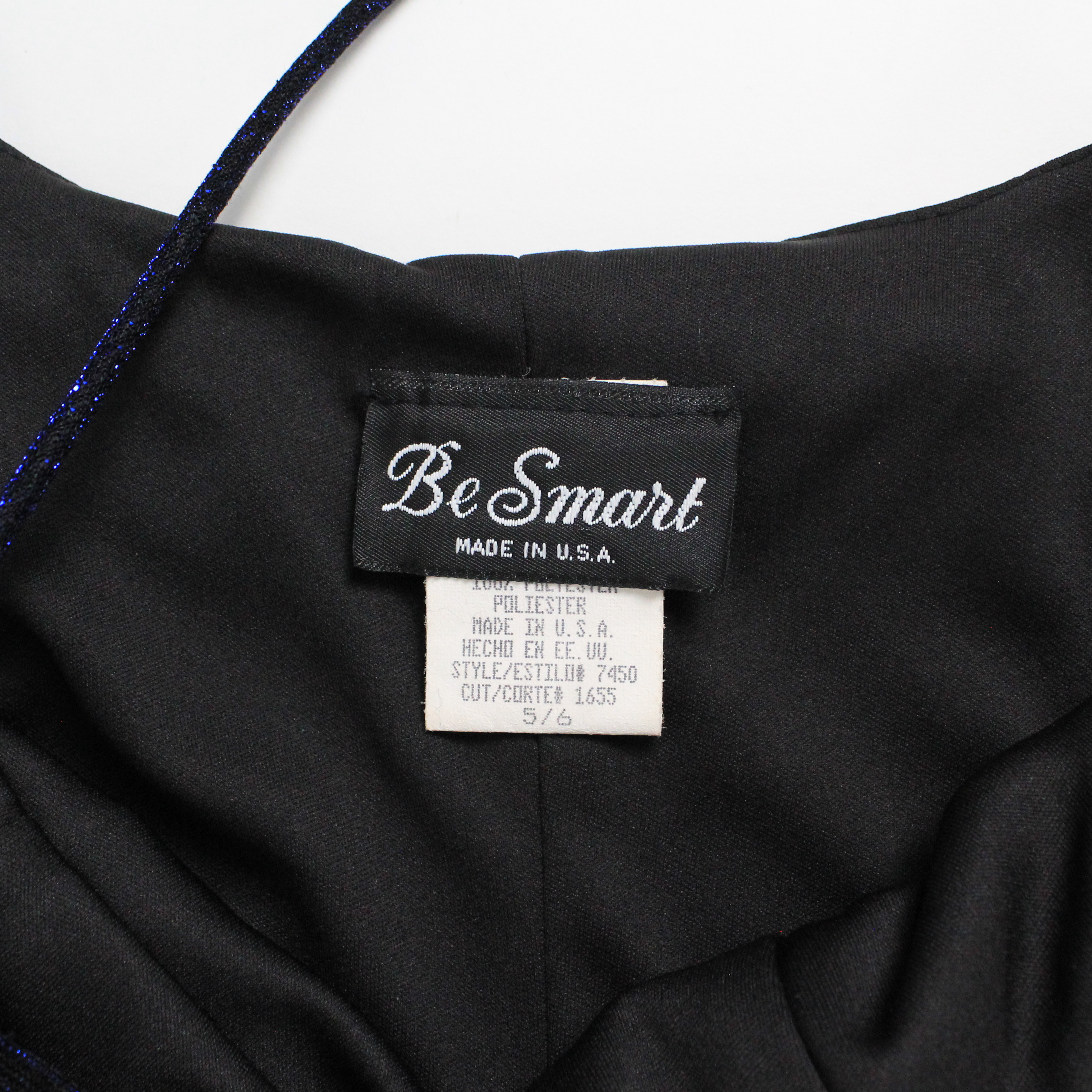 90s Shimmery Blue Gown (S)