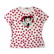Betty Boop Heart Graphic Tee (L-XL)
