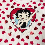 Betty Boop Heart Graphic Tee (L-XL)