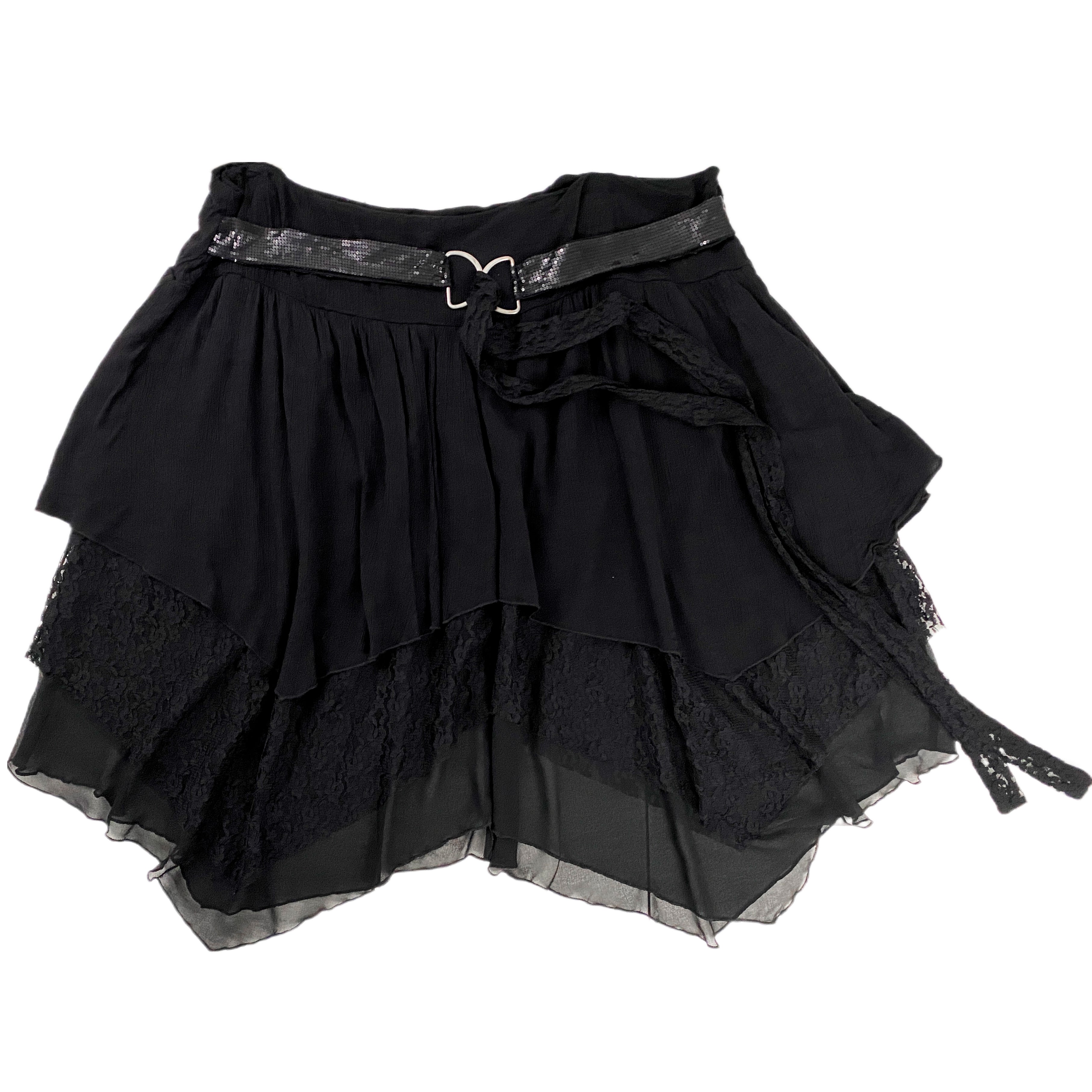 Black Pirate Fairy Skirt (3X)