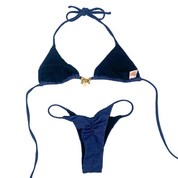 Brazilian Denim Look Skimpy Bikini (L)