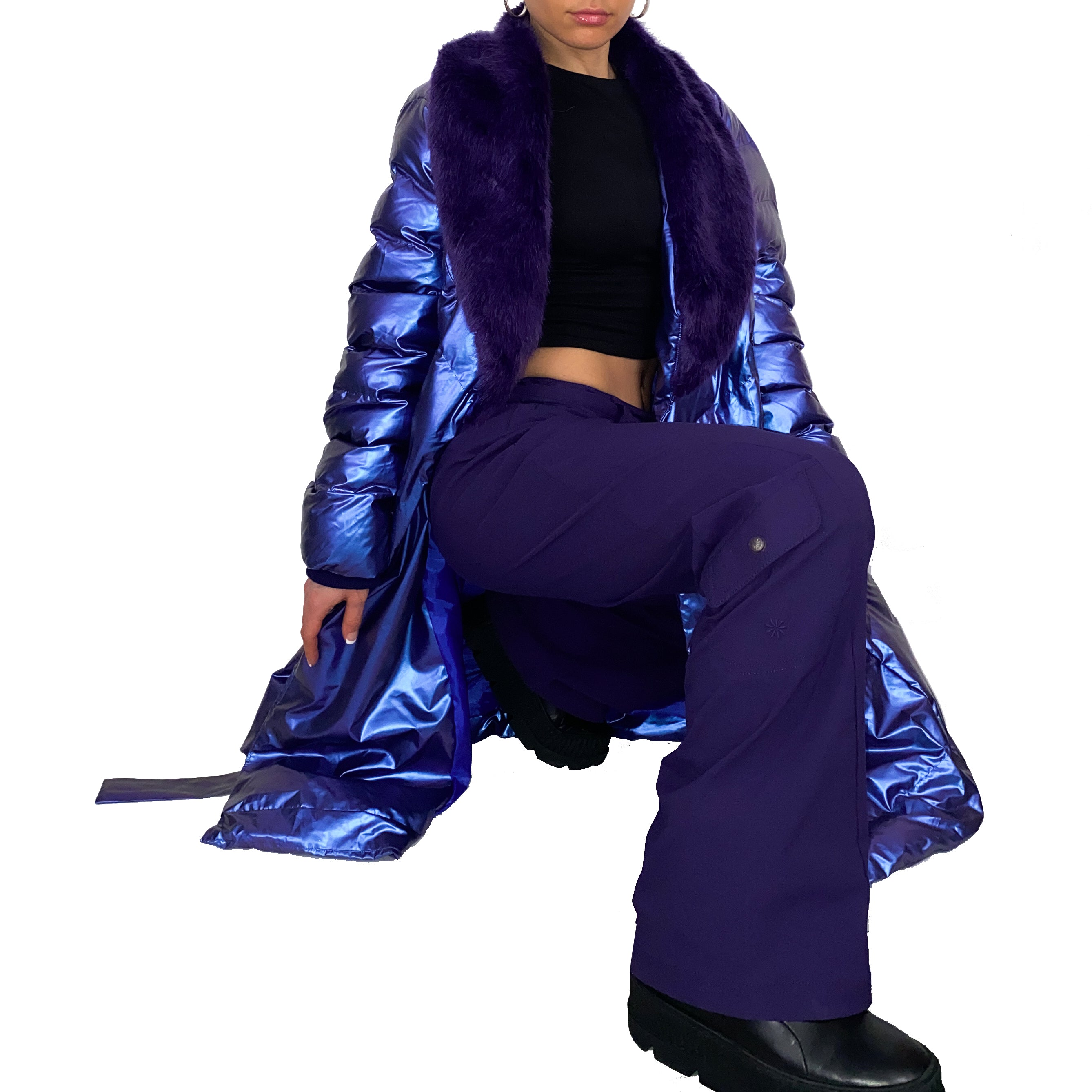 Purple Tech Pants (M)