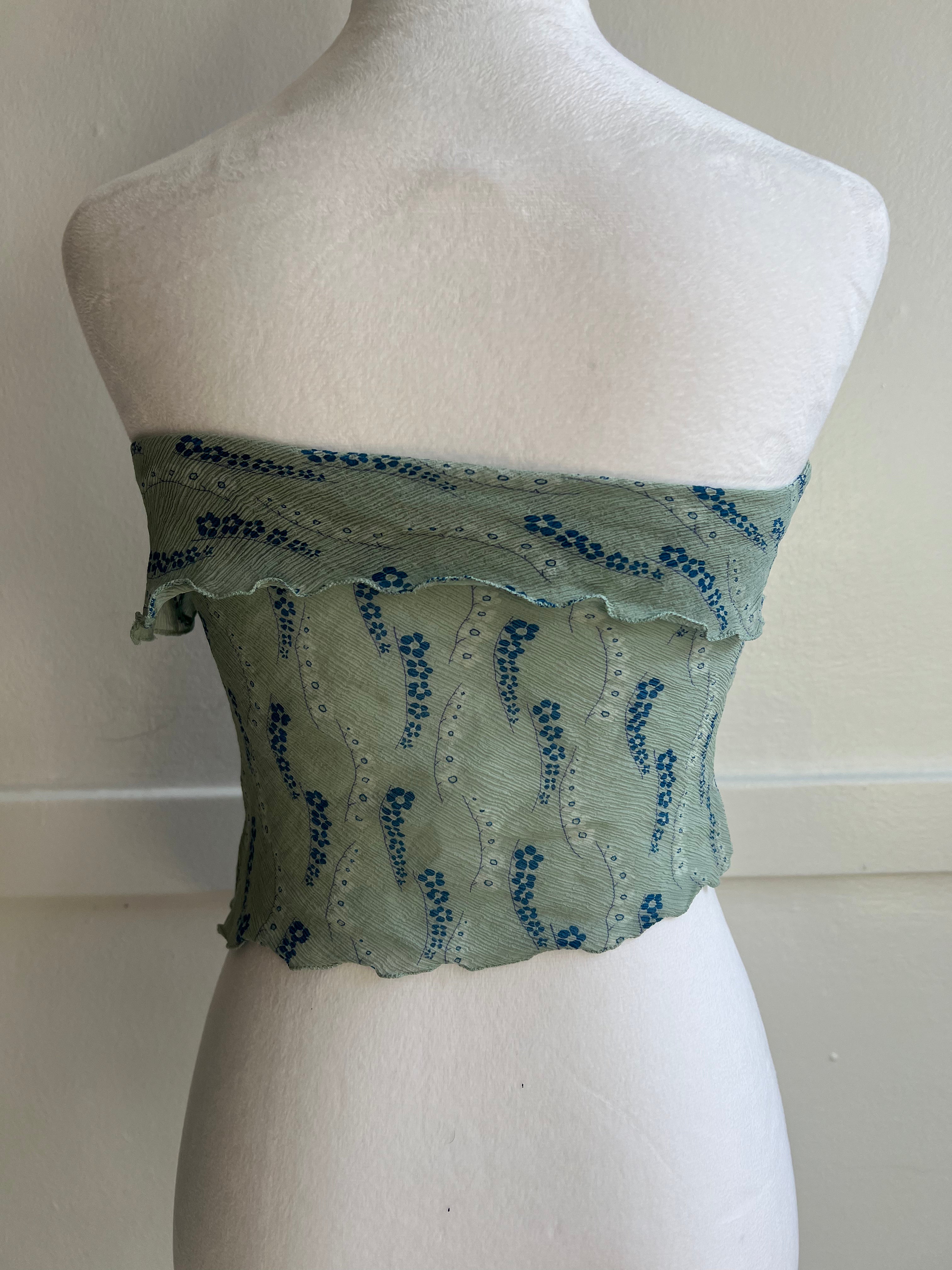 Vintage Italian 100% Silk Blouse (S/M)