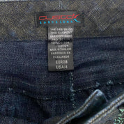 Custo Barcelona Low Rise Patchwork Flare Jeans (XS)