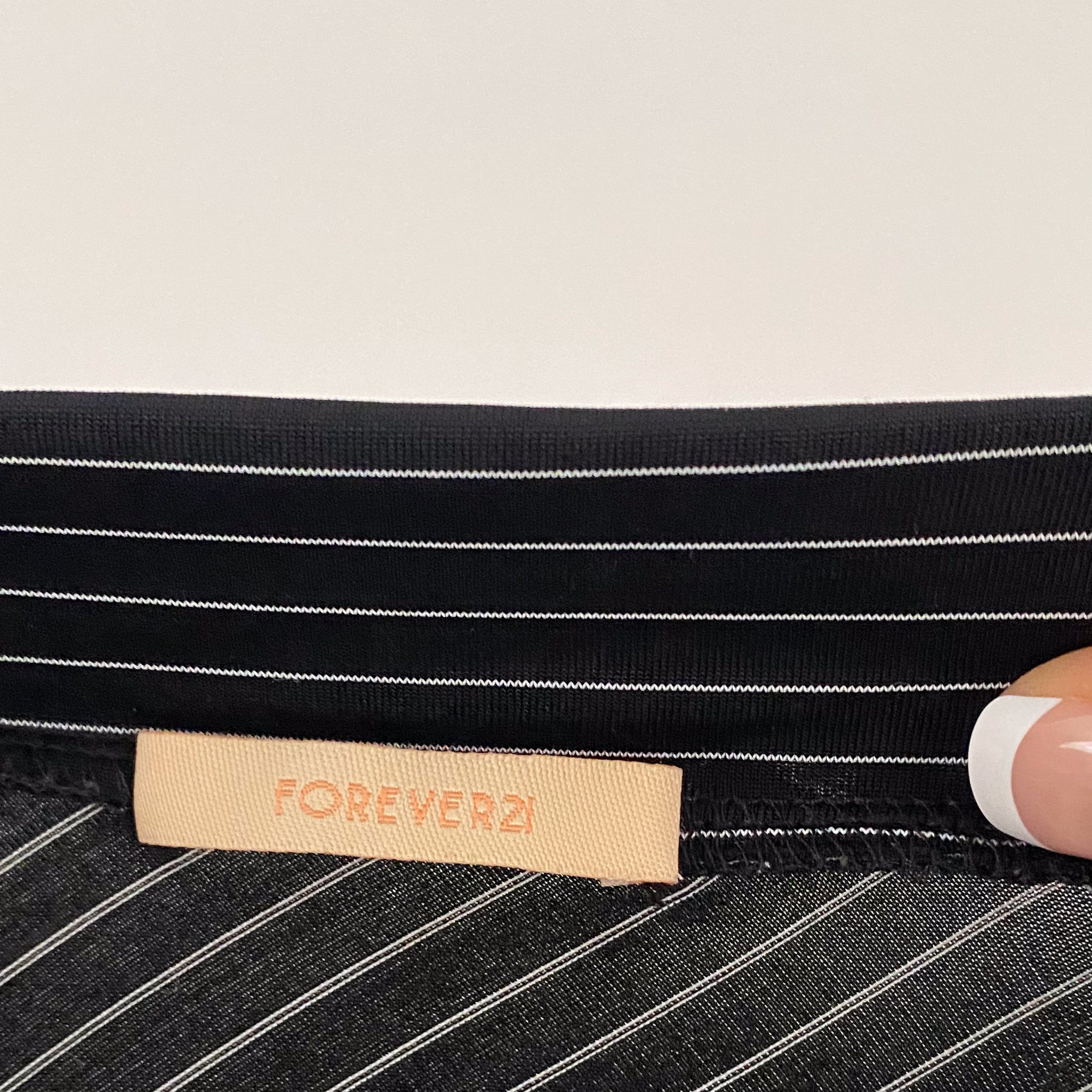 Y2K Striped Crop Tube - Small