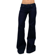 Wide Leg Denim Flares (S)