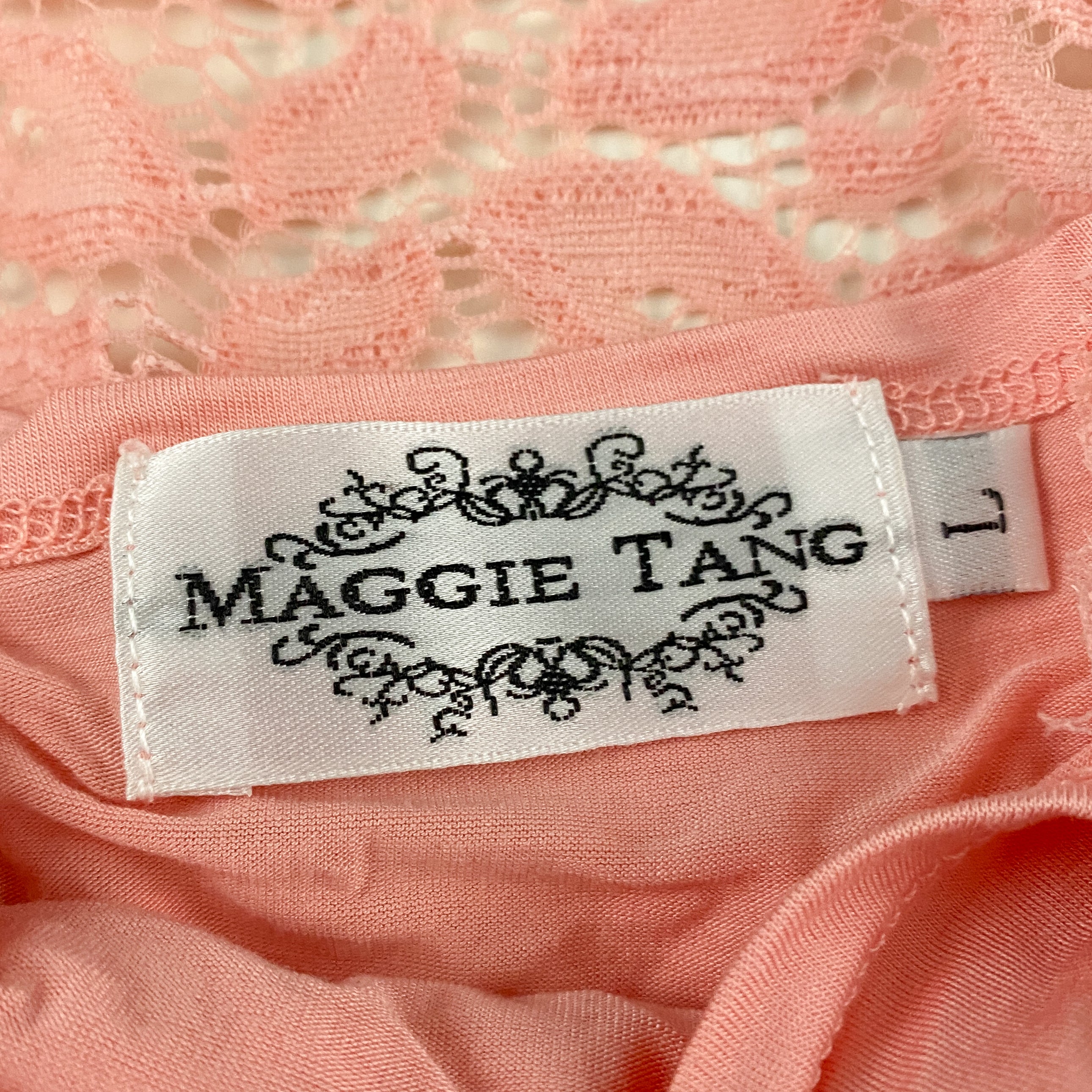 Pink Off The Shoulder Lace Top (M/L)