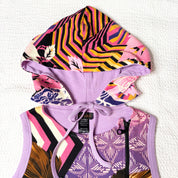 Hayes Hooded Graphic Mini Dress (S-M)
