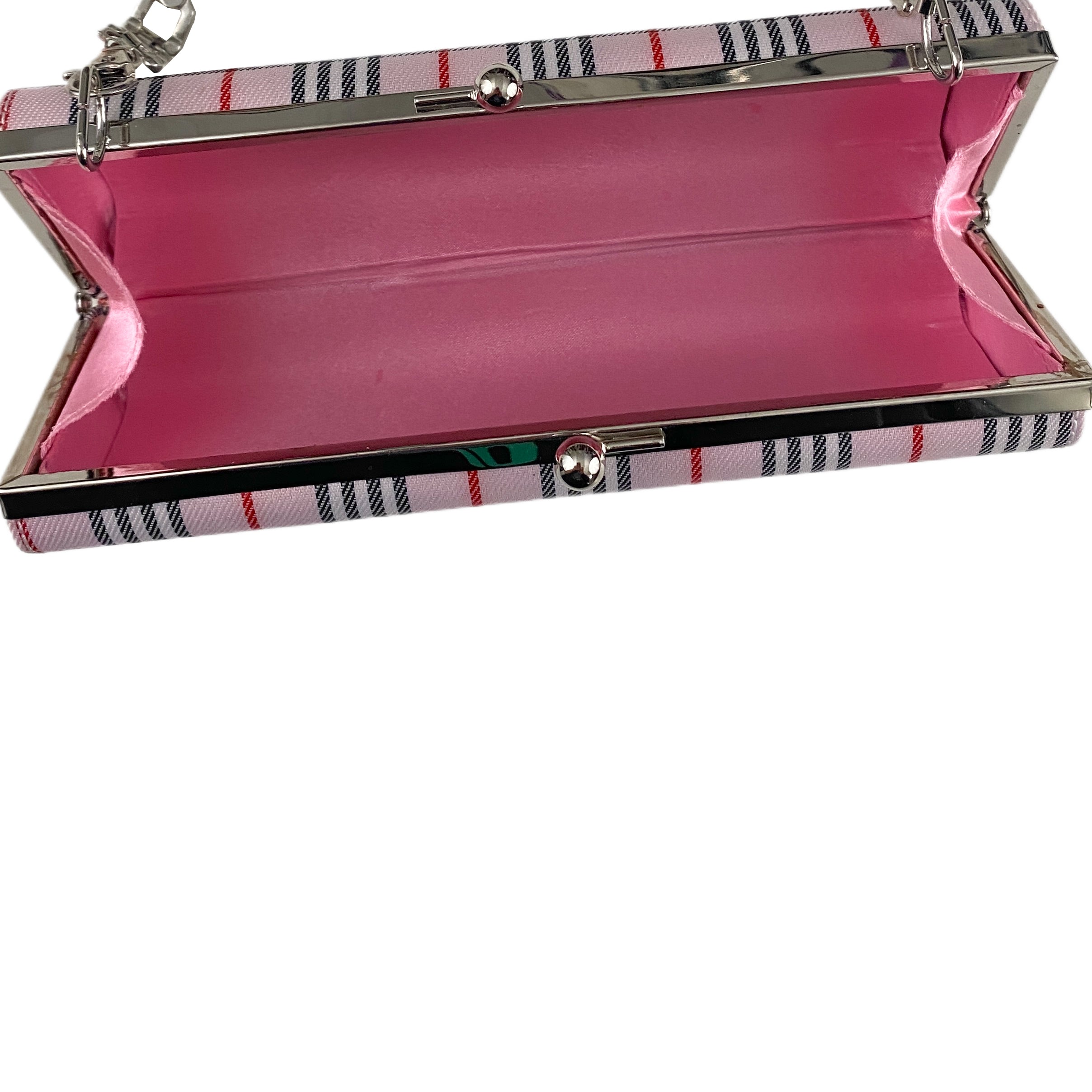 Pink Plaid Mini Shoulder Bag