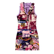 Hayes Hooded Graphic Mini Dress (S-M)