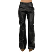 Vintage Chocolate Brown Leather Pants (M)