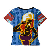 Deadstock Les Agites Graphic Baby Tee (M)