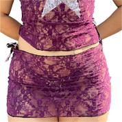 Plum Micro Skirt (S/M)