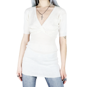 Knit Micro Mini Dress (S/M)
