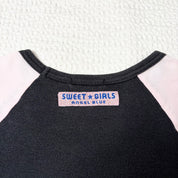 Angel Blue Ice Cream Graphic Baby Tee (S)