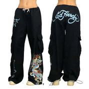 Ed Hardy Dragon Parachute Cargo Pants (M)