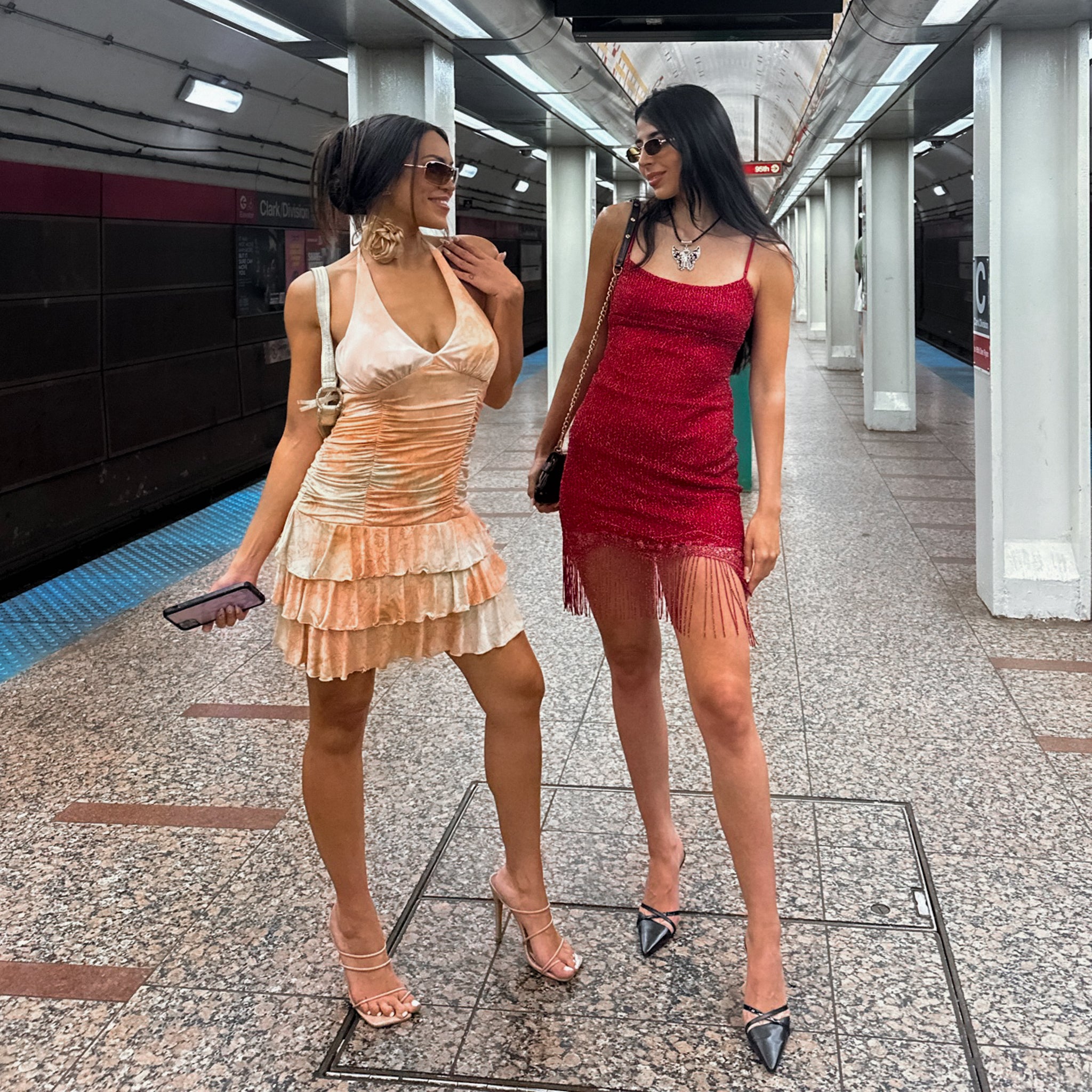 Lolita Fringe Mini Dress - Small