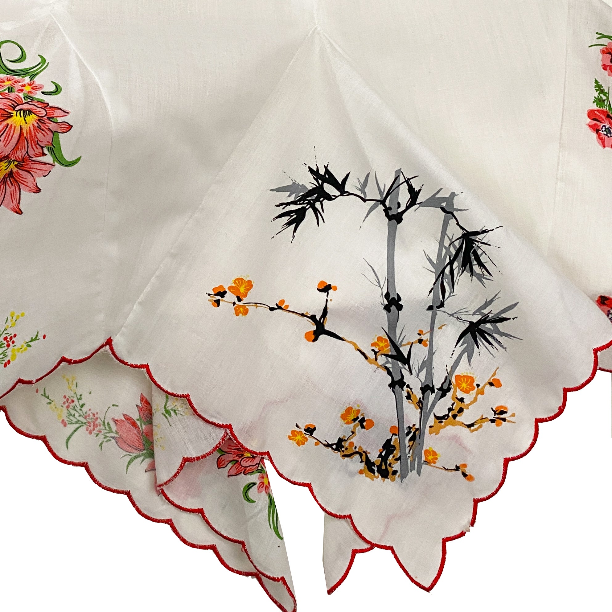 Floral Print Handkerchief Skirt (M)