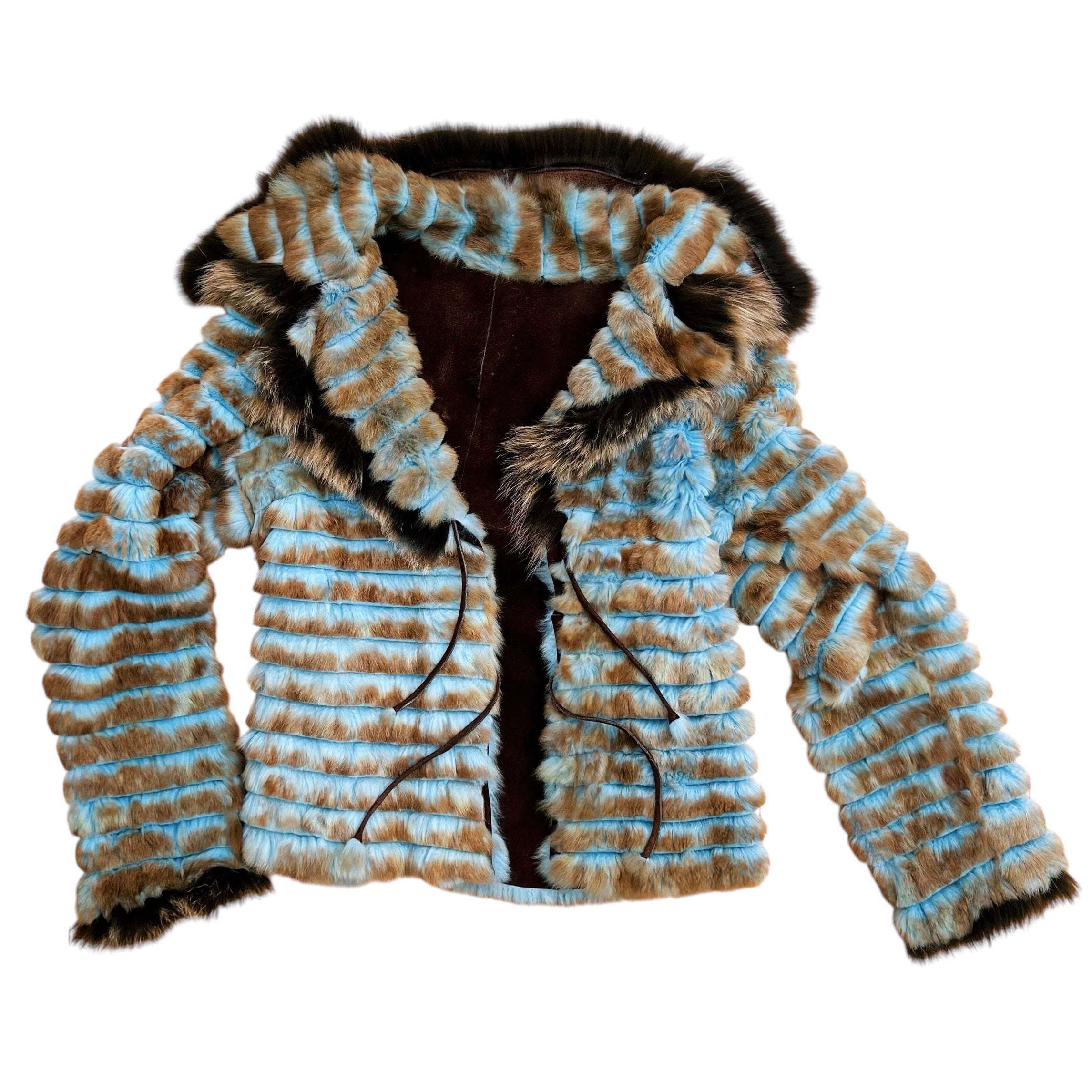 Vintage Reversible Leather + Fur Jacket (M)