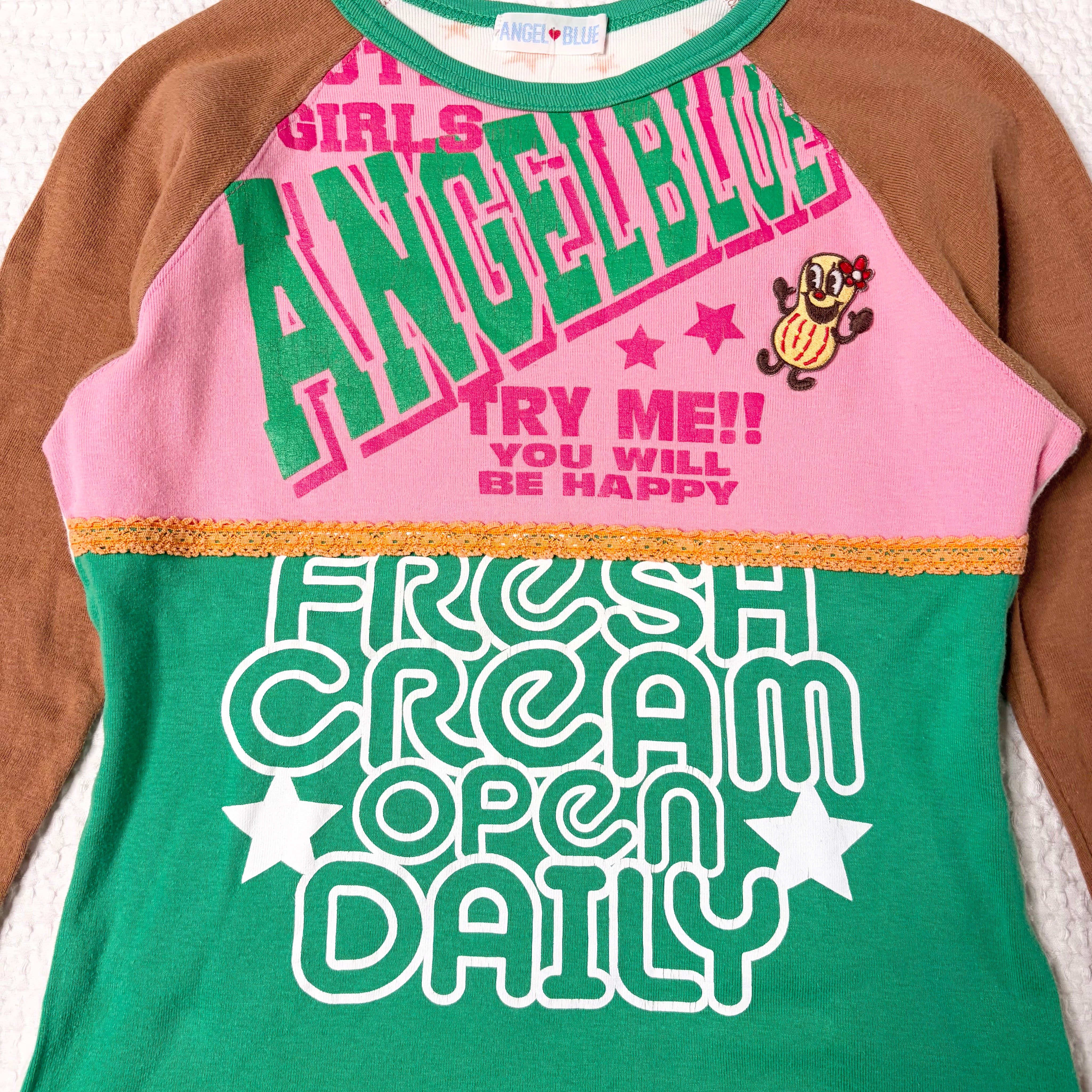 Angel Blue Color Block Long Sleeve (S)