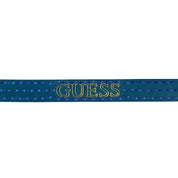 Guess Blue Leather Rhinestone Belt (L)