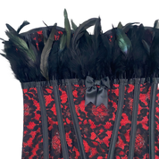 Fredericks of Hollywood Feather and Lace Corset (M)