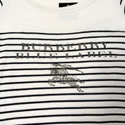 Burberry Stripe Babydoll Mini Dress (M)