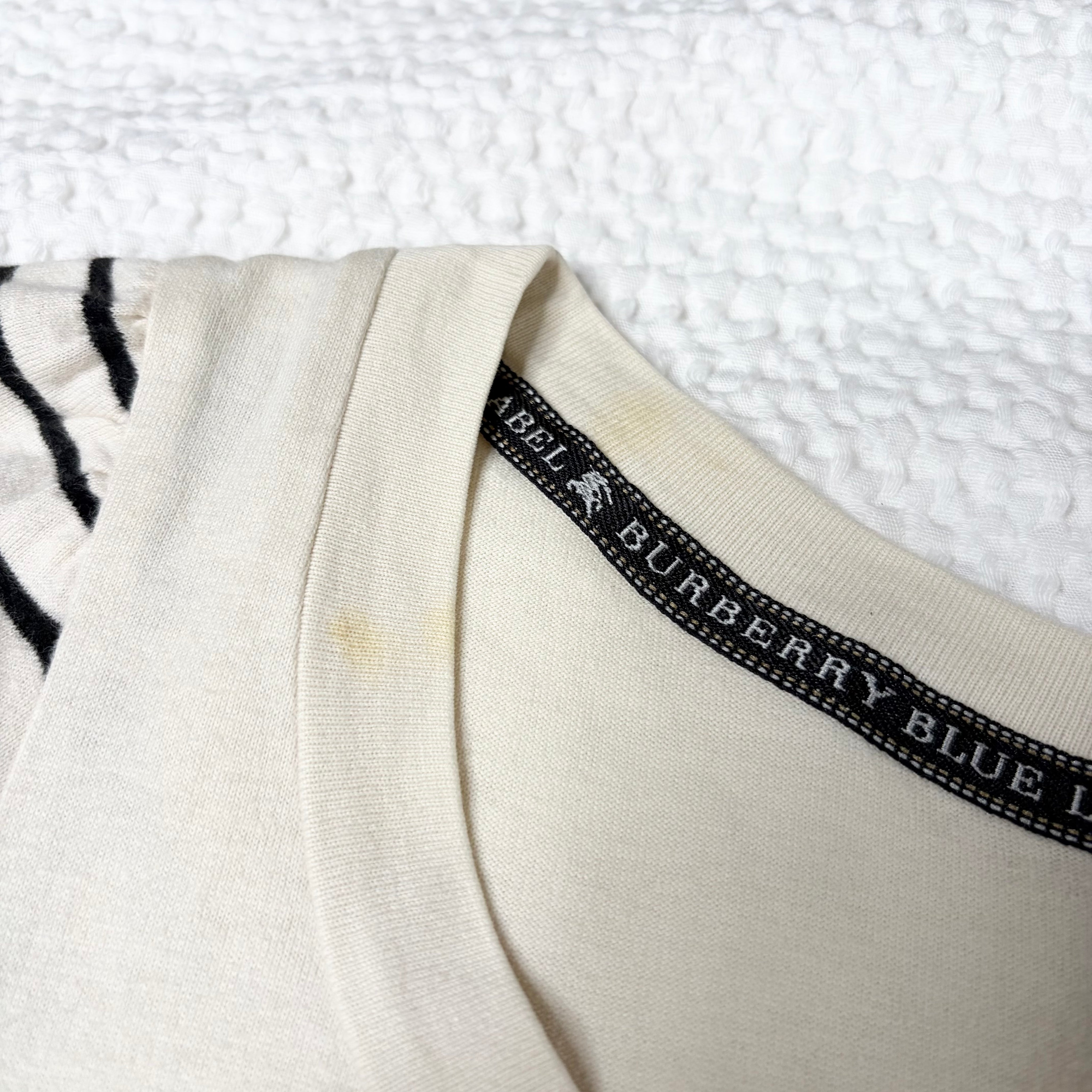 Burberry Stripe Babydoll Mini Dress (M)