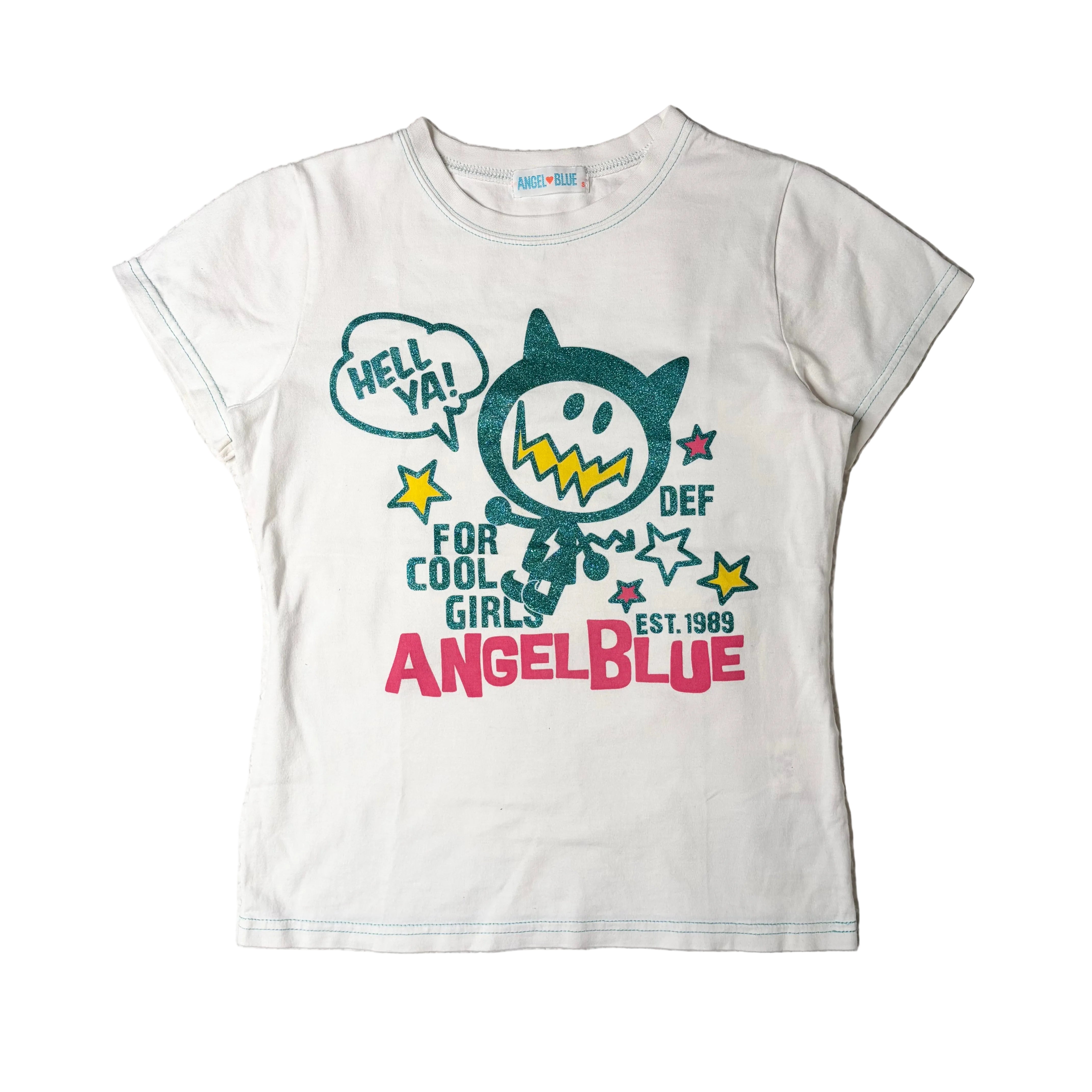 Angel Blue Graphic Tee (S) – Holy Thrift