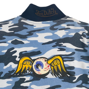 Vintage Von Dutch Blue Camo Racing Zip Jacket (M)