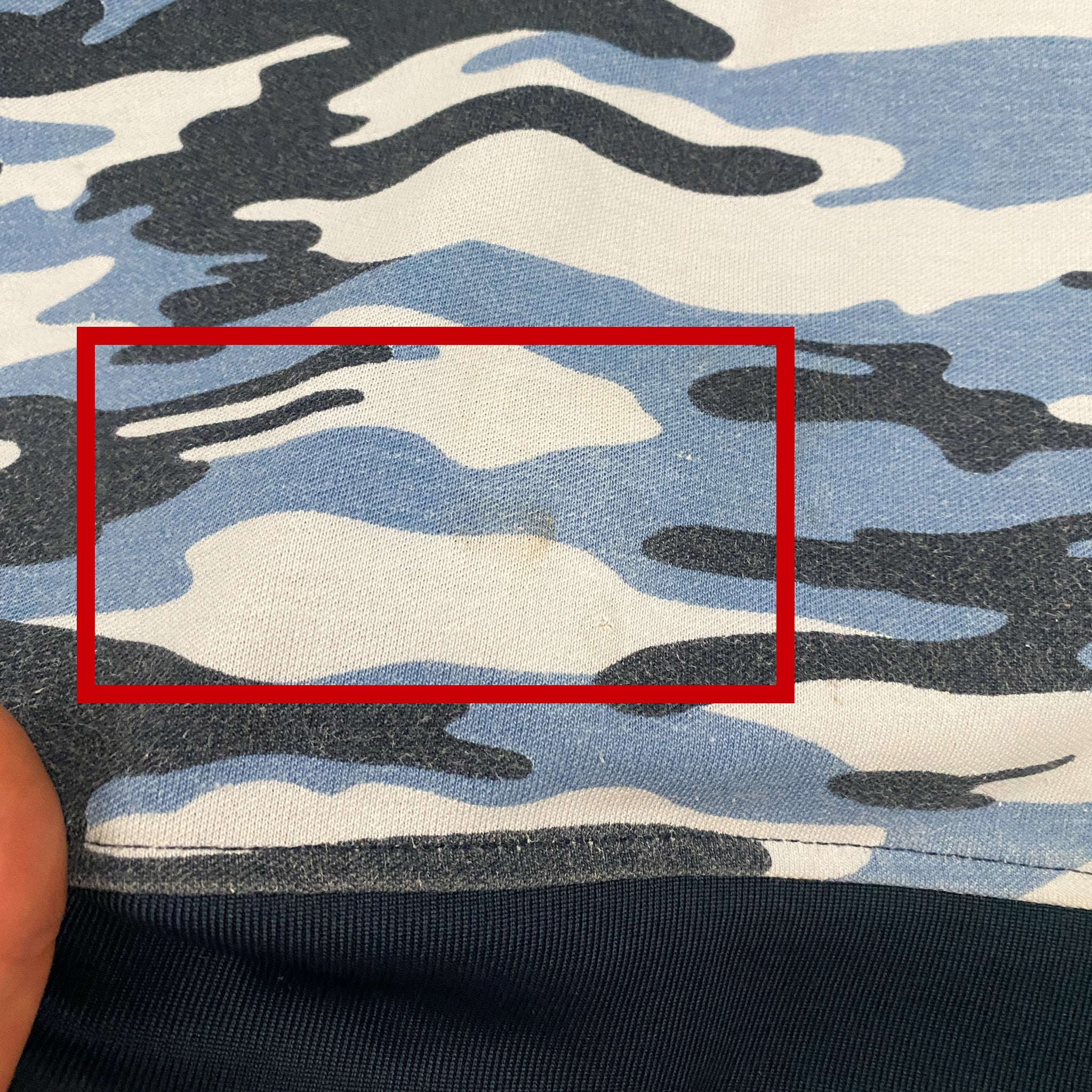 Vintage Von Dutch Blue Camo Racing Zip Jacket (M)