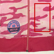 Vintage Von Dutch Pink Camo Racing Zip Jacket (M)